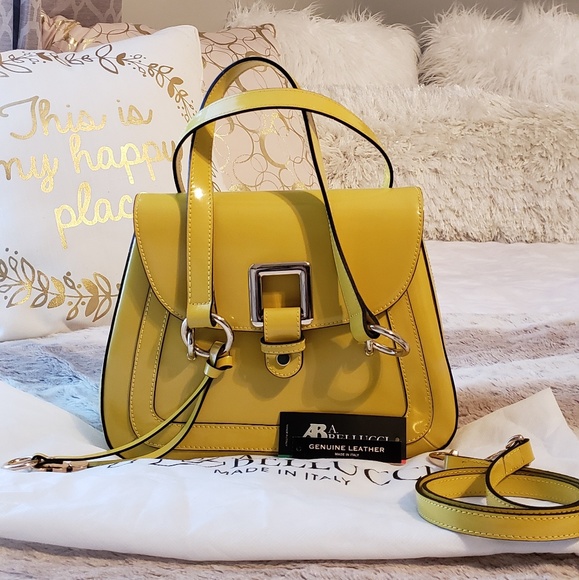 AB Asia Abbelucci Italian leather Handbags - ⬇️$190 CCO🎉 AB Asia Abbelucci small satchel bag